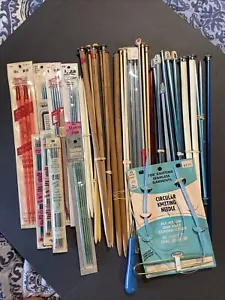 Large Lot Vintage Knitting Needles & Accessories Over 60 PCs. Some Vintage BX7 - Picture 1 of 6