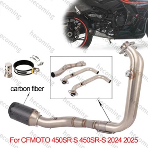 Sistema de escape completo para CFMOTO 450SR S 450SR-S 2024 2025 silenciador enlace tubo fuerte - Imagen 1 de 9