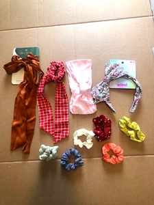 10 für 10 $ Haar Scrunchies Haargummis Stirnband verschiedene Menge 10 - Bild 1 von 1