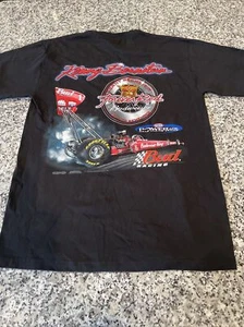 Black 2002 Bud Racing Kenny Bernstein Autographed Shirt NHRA M - Picture 1 of 7