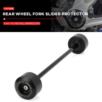 Protetor de roda deslizante de colisão garfo eixo traseiro para BMW F800R 2015-2018 F 800R preto - Imagem 1 de 4