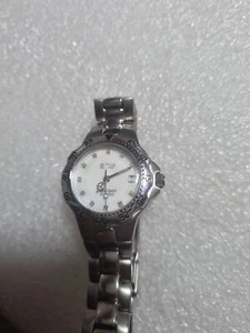 LADIES ZEITNER AQUA SPORT DIAMOND DIAL STAINLESS STEEL BRACELET QUARTZ WATCH - Picture 1 of 8