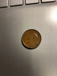 1946 Canadian Penny 1 Cent King George VI - Bild 1 von 4