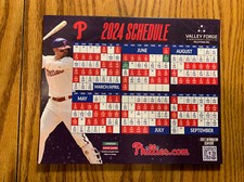 Philadelphia Phillies 2024 Magnet Schedule Nick Castellanos Harper 9/24/23 SGA