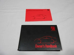 1997 SATURN OWNER'S MANUAL HARD COVER & WARRANTY ASSISTANCE BOOKLET - Bild 1 von 3