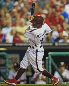 Jimmy Rollins Philadelphia Phillies Signed/Autographed 16x20 Photo PSA 192101 - Picture 1 of 3