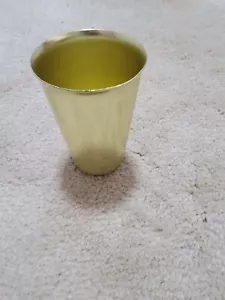Vintage Sunburst Yellow 3.5 inch Aluminum tumbler - Picture 1 of 5