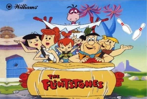 Williams FLINTSTONES Pinball Machine Alternate Translite AWESOME REPLACEMENT - Picture 1 of 1
