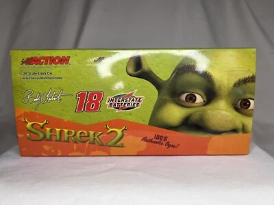 Bobby Labonte #18 Interstate Batteries / Shrek 2 2004 Monte Carlo Green “MINT” - Image 1 of 4