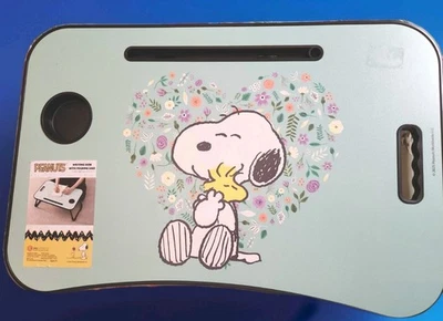 Mesa bandeja para regazo plegable Peanuts Snoopy Woodstock  Foto 1 de 4