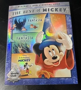 Disney The Best of Mickey: Fantasia/Fantasia 2000/Celebrating Mickey BLU-RAY DVD - Picture 1 of 6