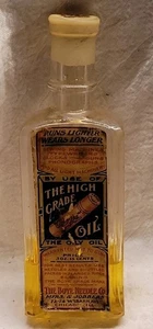 THE BOYE NEEDLE CO. ACEITE DE ALTA CALIDAD ETIQUETA ORIGINAL CHICAGO ILLINOIS - Imagen 1 de 9