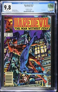 Daredevil 217 CGC 9.8 NM/M Canadian Price Variant Windsor-Smith Cover Marvel - Picture 1 of 2