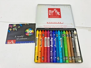 Neocolor I Water-Resistant Wax Pastels 15 Colors - Picture 1 of 3