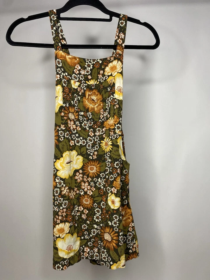 Mini Vestido Para Mujer Spell & the Gypsy Collective Mostaza Desierto Margarita Delantero XS Foto 1 de 4