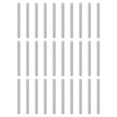 50 piezas Pasadores de pasador M2 (2 mm) x 25 mm Acero inoxidable Soporte de estante Clavija Pin Rod Foto 1 de 4