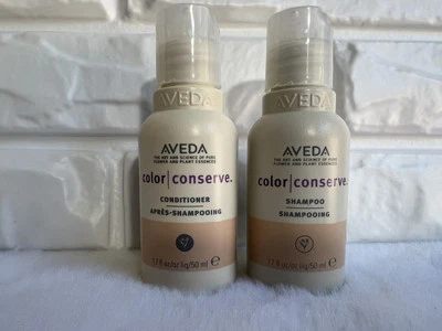 2 Aveda Color Conserve Shampoo and Conditioner 1.7 Oz 50ml Each Travel Size,new - Image 1 of 3