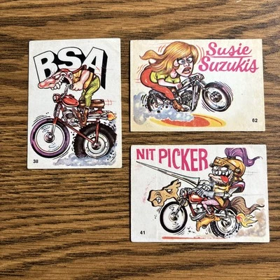 1972 Donruss Silly Cycles 3 不同 — 第 1/2 张图片