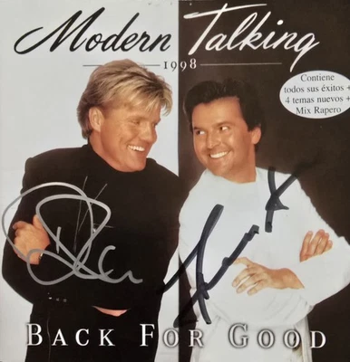 Modern Talking, Original Signiertes Cd Album "Back For Good" - Bild 1 von 2