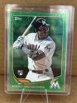 2013 Topps Update Series - Adeiny Hechavarria #US32 Emerald Foil (RC) - Image 1 of 2