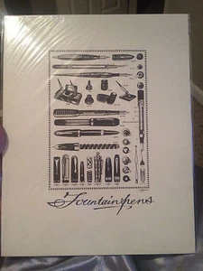 Fountainpens  Print Art For Interior Home Decor,  - Picture 1 of 2