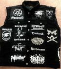 Black Metal Battle Jacket Cut-Off Denim Vest Gorgoroth Dark Funeral Darkthrone