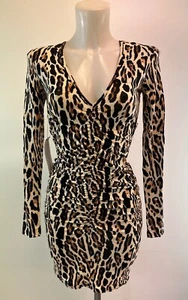 Ladies New Ex Top Shop Animal Print Mini Dress Size 4 6 8 10 12 14 16 - Picture 1 of 6