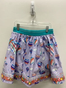 Wild Flowers SIZE 16 Lavender Blue/Orange Girl's Skirt - Picture 1 of 1