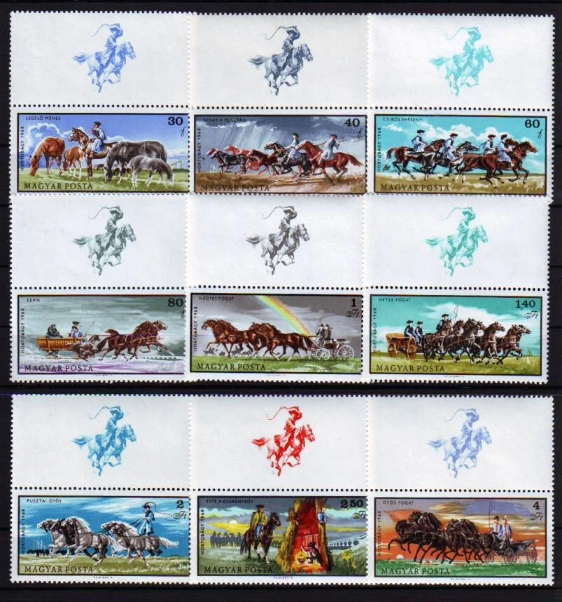 HUNGRÍA - 1968. Cría de caballos en Hortobagy Foto 1 de 1