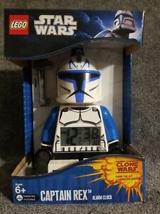 2011 Lego Star Wars Clone Wars Captain Rex Minifigure Alarm Clock New Sealed
