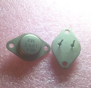 1pcs 2SB681 Si PNP Power Transistors VCE0=150V IC=12A Pc=100W 13MHZ TO3 EIC - Imagen 1 de 1