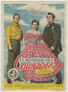The Man from Colorado (1948) - Spanish Movie Poster Herald - Glenn Ford - Picture 1 of 2