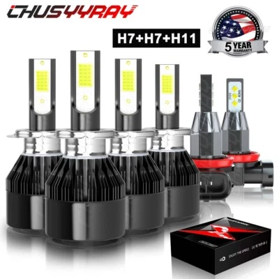 Para Mercedes-Benz CLS550 2007-2009-2011 - 6x faros LED + bombillas antiniebla Foto 1 de 4