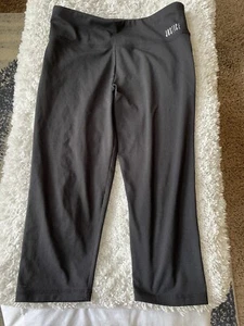 Justice Girls Sz. 18 Black Crop Yoga Sport Pants. Great Pair. - Picture 1 of 7