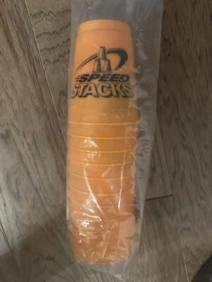 NUEVO Juego de 12 tazas apilables Speed Stacks Competition naranja #0208 Foto 1 de 2