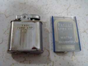 VINTAGE RONSON LIGHTER AND LITER-KIT, FORD EMP - Bild 1 von 12