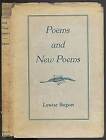 Louise BOGAN / Poems and New Poems Signed 1st Edition 1941