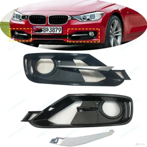 Front Fog Light Cover Grille Trim l Fit For BMW 3 Series F30 F35 2012-2015,RH&LH - Picture 1 of 10