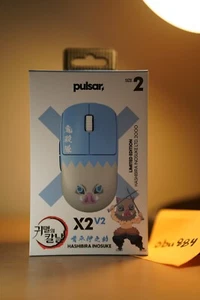 ā
IN HAND š„ Pulsar Demon Slayer X2V2 Inosuke Size 2 Gaming Mouse LE 2000 - Picture 1 of 7