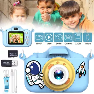 Mini Kinderkamera Digitalkamera HD Selfie Kamera Kinder Fotokamera mit 32G Karte - Bild 1 von 12
