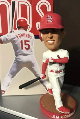Jim Edmonds Cardenales de San Luis SGA Bobblehead!! ¡Viene con caja original! Foto 1 de 2