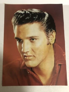 Elvis Presley Magazine Pinup Vintage Ephemera Elvis In Red - Picture 1 of 2