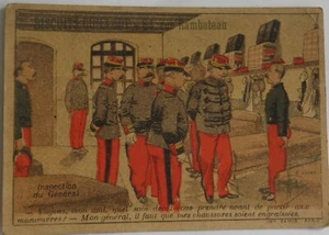 Rare CHROMO Biscuits Guillout Dessert Parisian Illustration Circa 1900 - Picture 1 of 2