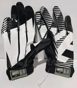 Nike Vapor Jet Football Gloves Black Size M - Picture 1 of 2
