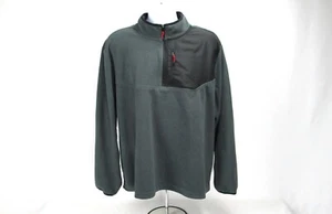 Starter 1/2 Zip Sweatshirt Men's Sz 2XL Gray Mock Neck Soft Long Sleeve Sweater - Picture 1 of 9