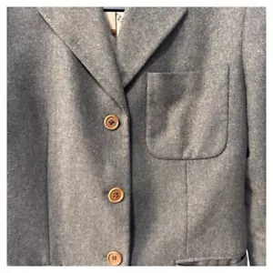 Vintage Tintoretto ladies italian made Wool blend blazer teddy bears on lining - Picture 1 of 5