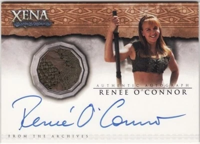 Quotable XENA Autograph Costume Card AC10 GABRIELLE signed by RENEE O'CONNOR - Image 1 of 2