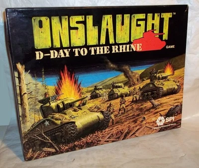 Onslaught – D-Day to the Rhine - TSR 1987 Ed. - Unpunched & Complete - Image 1 of 3