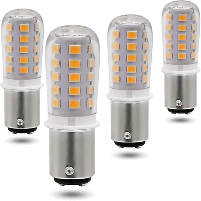 12V BA15D LED Bulb 1076 1142 1176 1004 S8 3W 300Lm 2700K Warm White,Dc Bayonet D - Image 1 of 4