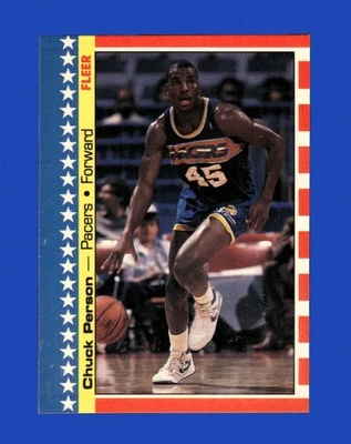 1987-88 Fleer Sticker Set-Break # 10 Chuck Person NR-MINT *GMCARDS* - Image 1 of 2